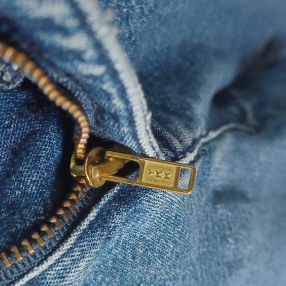 Vintage High Waisted Liz Claiborne Capri Jeans Size 12, front pockets - Picture 6 of 8